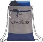 Logan Drawstring Bag - SM-5856NYFront Logan Drawstring Bag - SM-5856NYFront