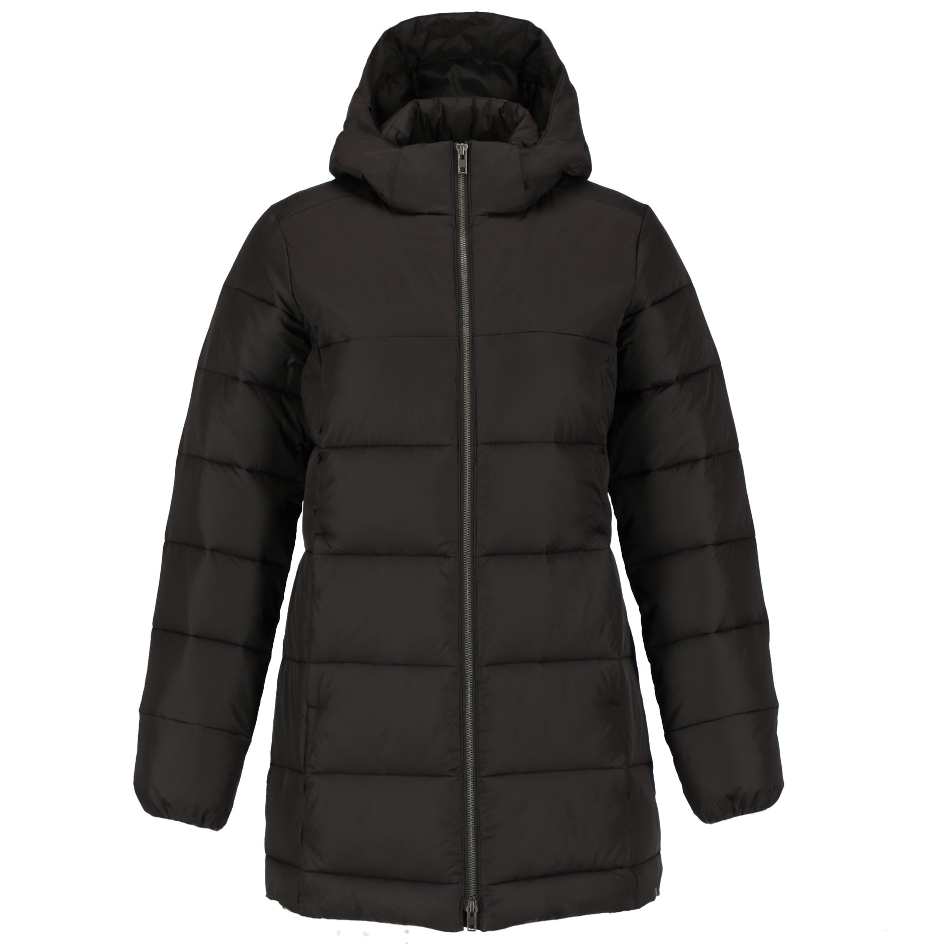 Womens GENEVA Eco Long Packable Insulated Jacket 1