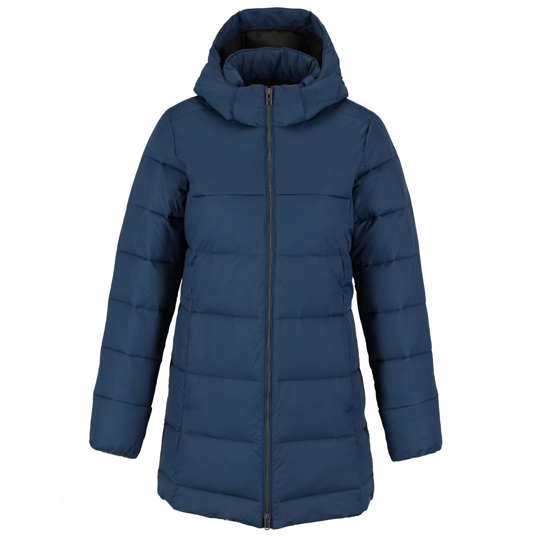 Womens GENEVA Eco Long Packable Insulated Jacket 1