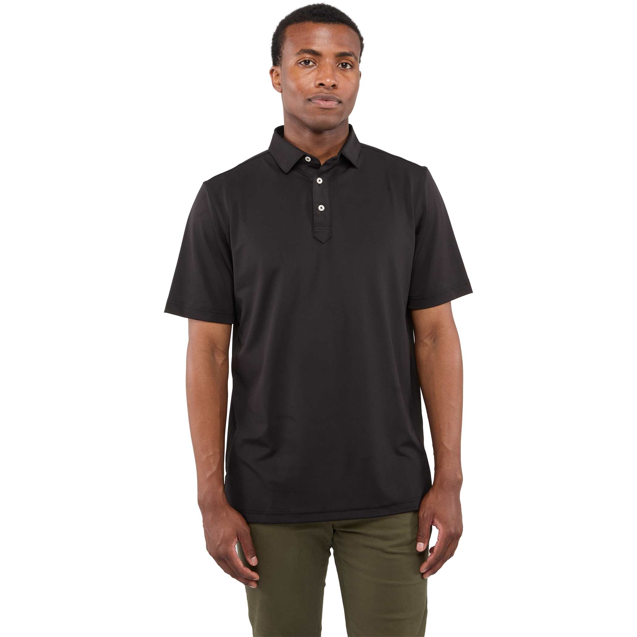 Men's STITCHr Solid Short Sleeve Pique Polo 2