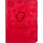 7'' x 10'' FSC® Recycled Morano Refillable Journal - 2900-56GYAngle-Right 7'' x 10'' FSC® Recycled Morano Refillable Journal - 2900-56GYAngle-Right