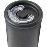 Kyser Recycled Vacuum Tumbler w/ Straw 20oz - 1602-36BKFront Kyser Recycled Vacuum Tumbler w/ Straw 20oz - 1602-36BKFront