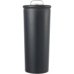 Kyser Recycled Vacuum Tumbler w/ Straw 20oz - 1602-36BKFront Kyser Recycled Vacuum Tumbler w/ Straw 20oz - 1602-36BKFront