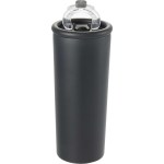 Kyser Recycled Vacuum Tumbler w/ Straw 20oz - 1602-36BKFront Kyser Recycled Vacuum Tumbler w/ Straw 20oz - 1602-36BKFront