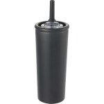 Kyser Recycled Vacuum Tumbler w/ Straw 20oz - 1602-36BKFront Kyser Recycled Vacuum Tumbler w/ Straw 20oz - 1602-36BKFront