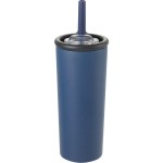 Kyser Recycled Vacuum Tumbler w/ Straw 20oz - 1602-36WHAngle-Left Kyser Recycled Vacuum Tumbler w/ Straw 20oz - 1602-36WHAngle-Left