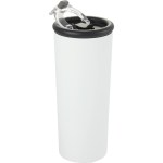 Kyser Recycled Vacuum Tumbler w/ Straw 20oz - 1602-36WHAngle-Right Kyser Recycled Vacuum Tumbler w/ Straw 20oz - 1602-36WHAngle-Right