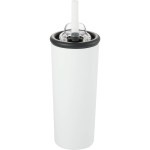 Kyser Recycled Vacuum Tumbler w/ Straw 20oz - 1602-36WHBack Kyser Recycled Vacuum Tumbler w/ Straw 20oz - 1602-36WHBack