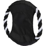 Pet Rope Flyer with Recycled Nylon - 7300-01BKAngle-Left Pet Rope Flyer with Recycled Nylon - 7300-01BKAngle-Left