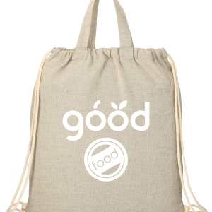 Recycled 5oz Cotton Drawstring Bag 1 Recycled 5oz Cotton Drawstring Bag 1