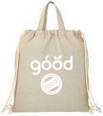 Recycled 5oz Cotton Drawstring Bag 1 Recycled 5oz Cotton Drawstring Bag 1