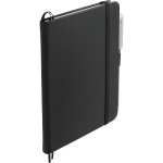 5'' x 7'' Bulleting Bound Notebook w Pen - SM-5278BKAngle-Right 5'' x 7'' Bulleting Bound Notebook w Pen - SM-5278BKAngle-Right