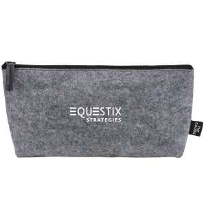 THE GOODS™ Recycled Felt Zippered Pouch 1 THE GOODS™ Recycled Felt Zippered Pouch 1