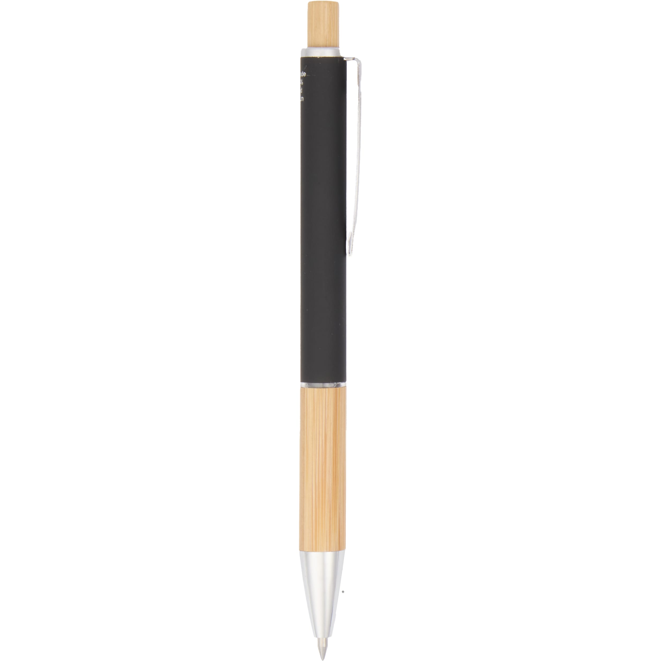 Bamboo and Recycled Aluminum Soft Touch Ballpoint 1