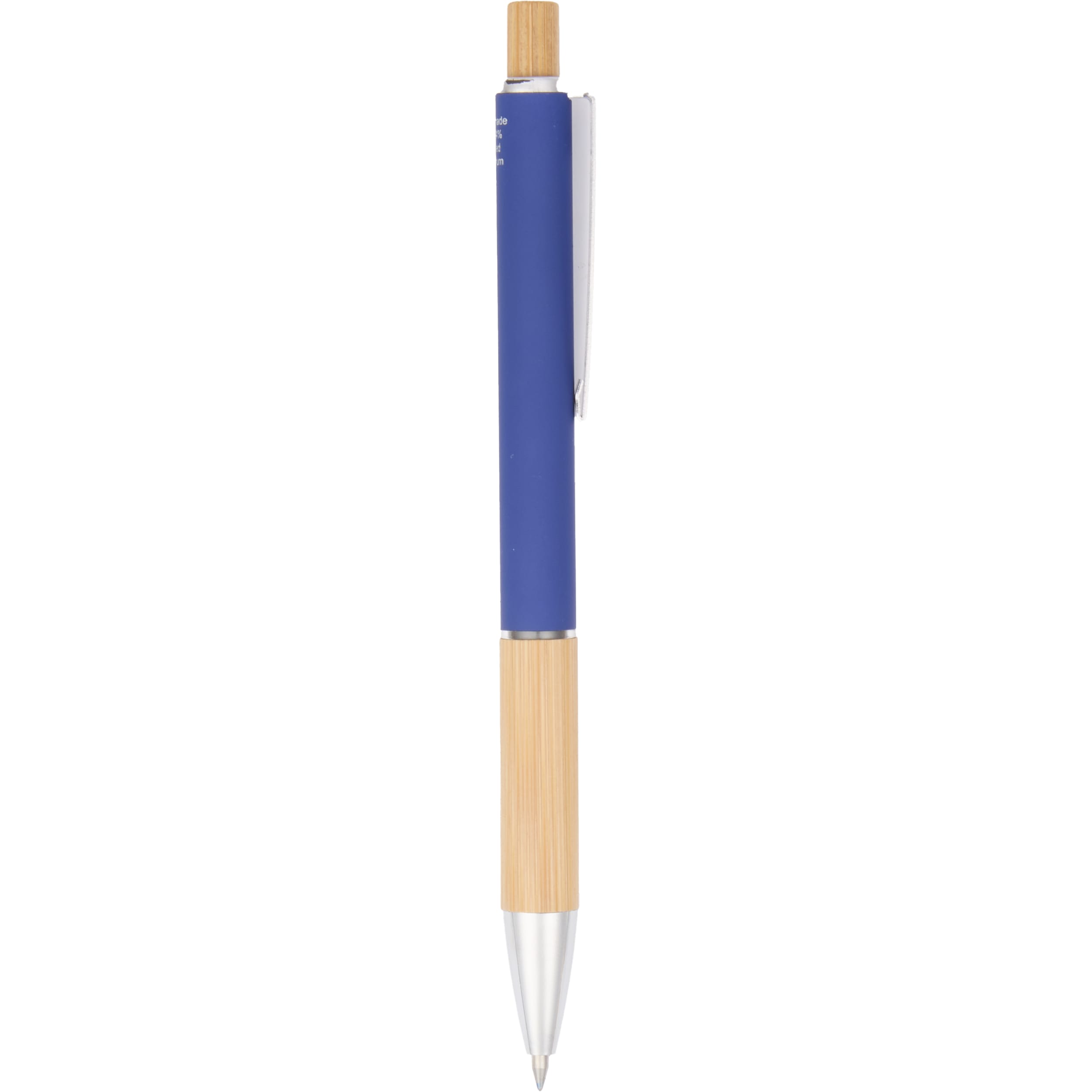 Bamboo and Recycled Aluminum Soft Touch Ballpoint 1
