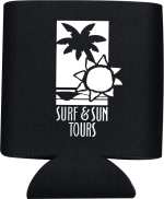 12oz Collapsible Can Insulator - SM-6890BKFront 12oz Collapsible Can Insulator - SM-6890BKFront