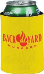 12oz Collapsible Can Insulator - SM-6890YEFront 12oz Collapsible Can Insulator - SM-6890YEFront