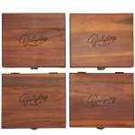 Graze Wood and Metal Wine Set - 1022-17WDFront Graze Wood and Metal Wine Set - 1022-17WDFront