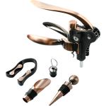 Graze Wood and Metal Wine Set - 1022-17WDFront Graze Wood and Metal Wine Set - 1022-17WDFront