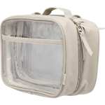 Wellable Clear Travel Case - 7901-33GYAngle-Left Wellable Clear Travel Case - 7901-33GYAngle-Left