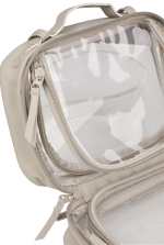 Wellable Clear Travel Case - 7901-33GYAngle-Right Wellable Clear Travel Case - 7901-33GYAngle-Right