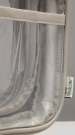 Wellable Clear Travel Case - 7901-33GYFront Wellable Clear Travel Case - 7901-33GYFront