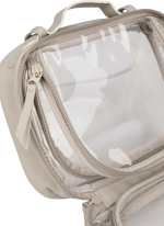 Wellable Clear Travel Case - 7901-33GYAngle-Right Wellable Clear Travel Case - 7901-33GYAngle-Right