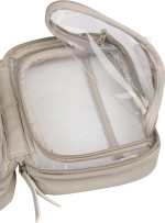 Wellable Clear Travel Case - 7901-33GYAngle-Right Wellable Clear Travel Case - 7901-33GYAngle-Right