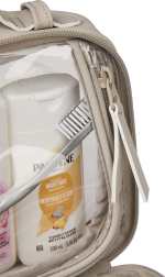 Wellable Clear Travel Case - 7901-33GYAngle-Right Wellable Clear Travel Case - 7901-33GYAngle-Right
