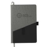 5.5'' x 8.5'' FSC® Mix Siena Heathered Bound Journal - 2800-39GYFront 5.5'' x 8.5'' FSC® Mix Siena Heathered Bound Journal - 2800-39GYFront