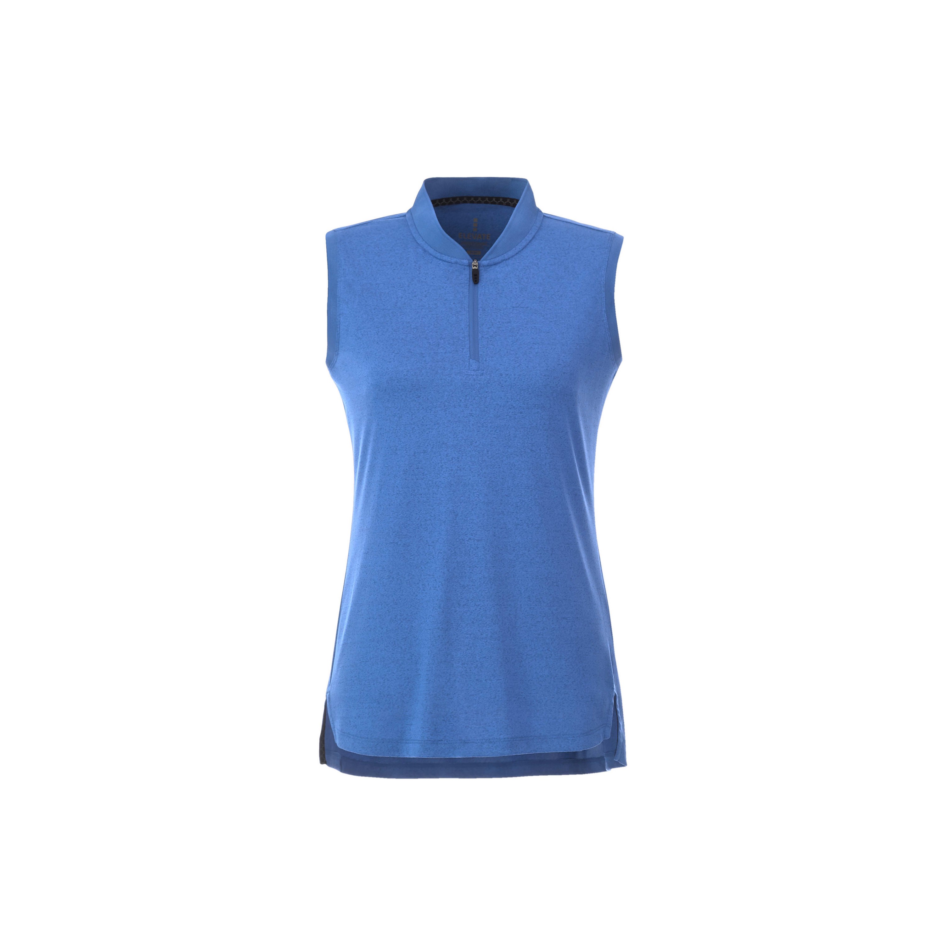 Women's KINPORT Sleeveless Zip Up Stand Collar Performance Polo 1