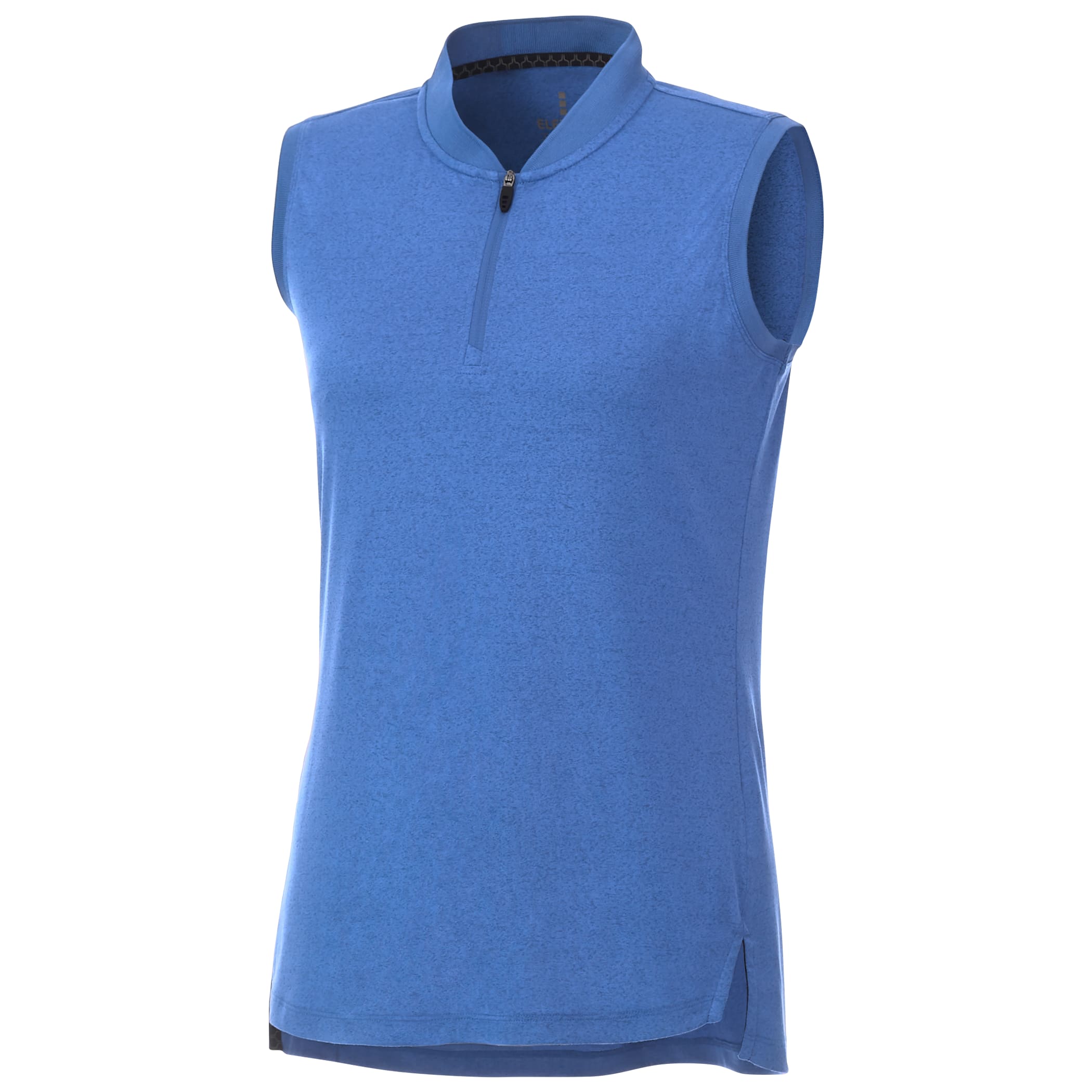 Women's KINPORT Sleeveless Zip Up Stand Collar Performance Polo 1