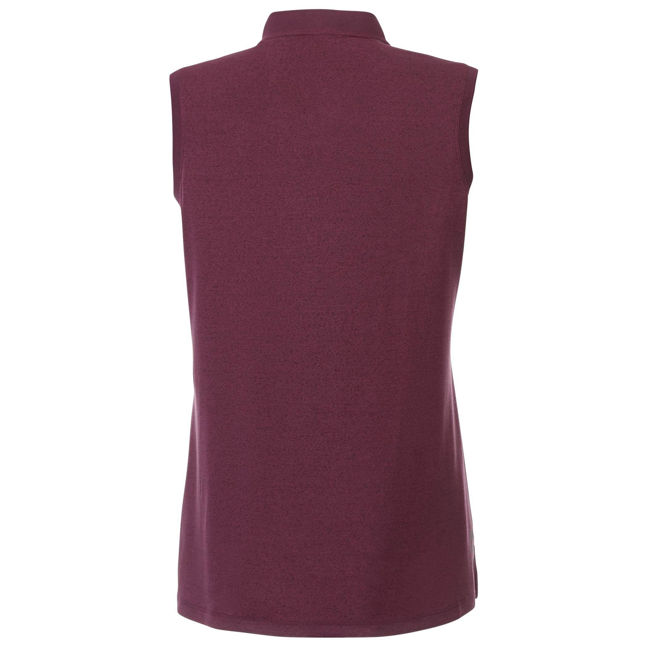 Women's KINPORT Sleeveless Zip Up Stand Collar Performance Polo 1