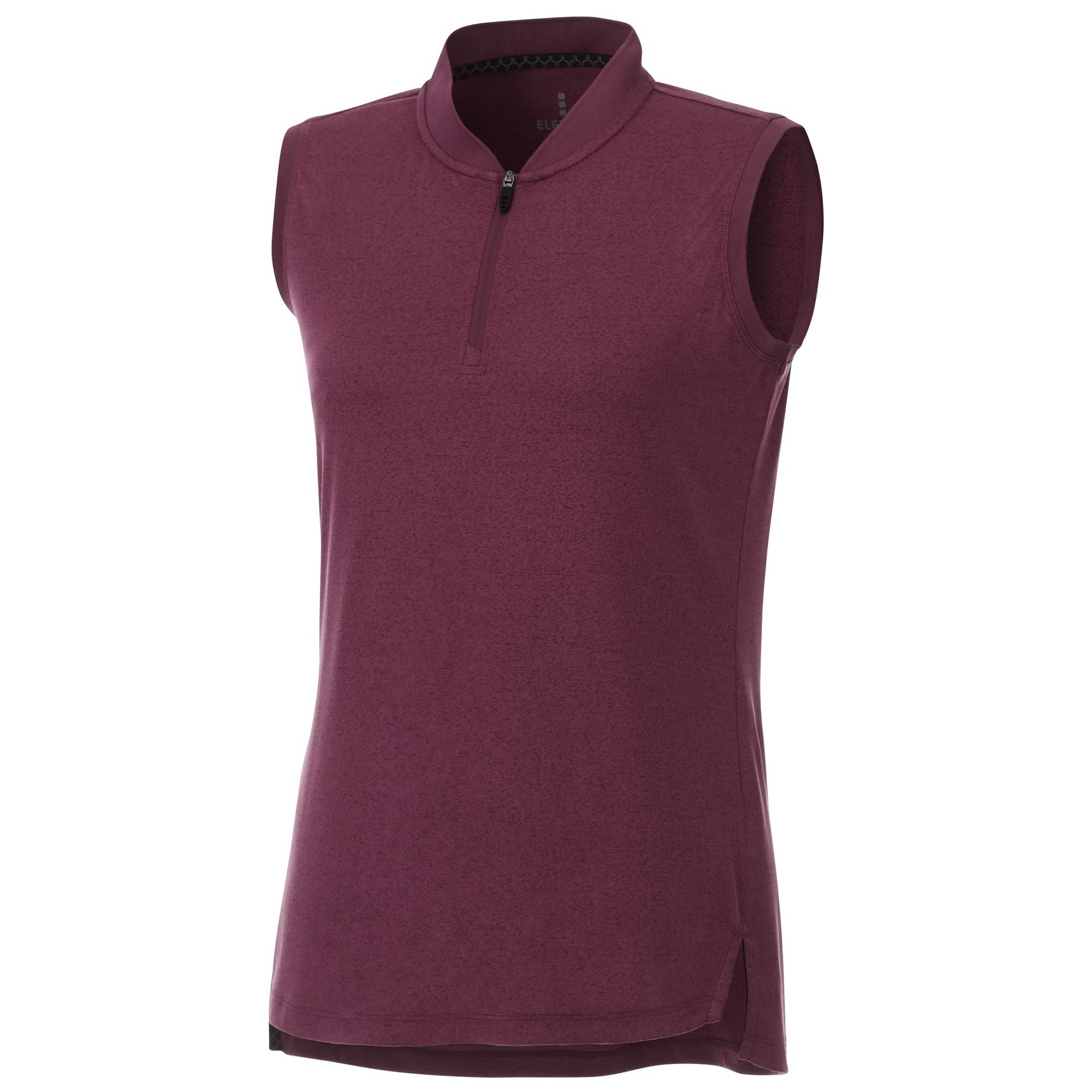 Women's KINPORT Sleeveless Zip Up Stand Collar Performance Polo 1