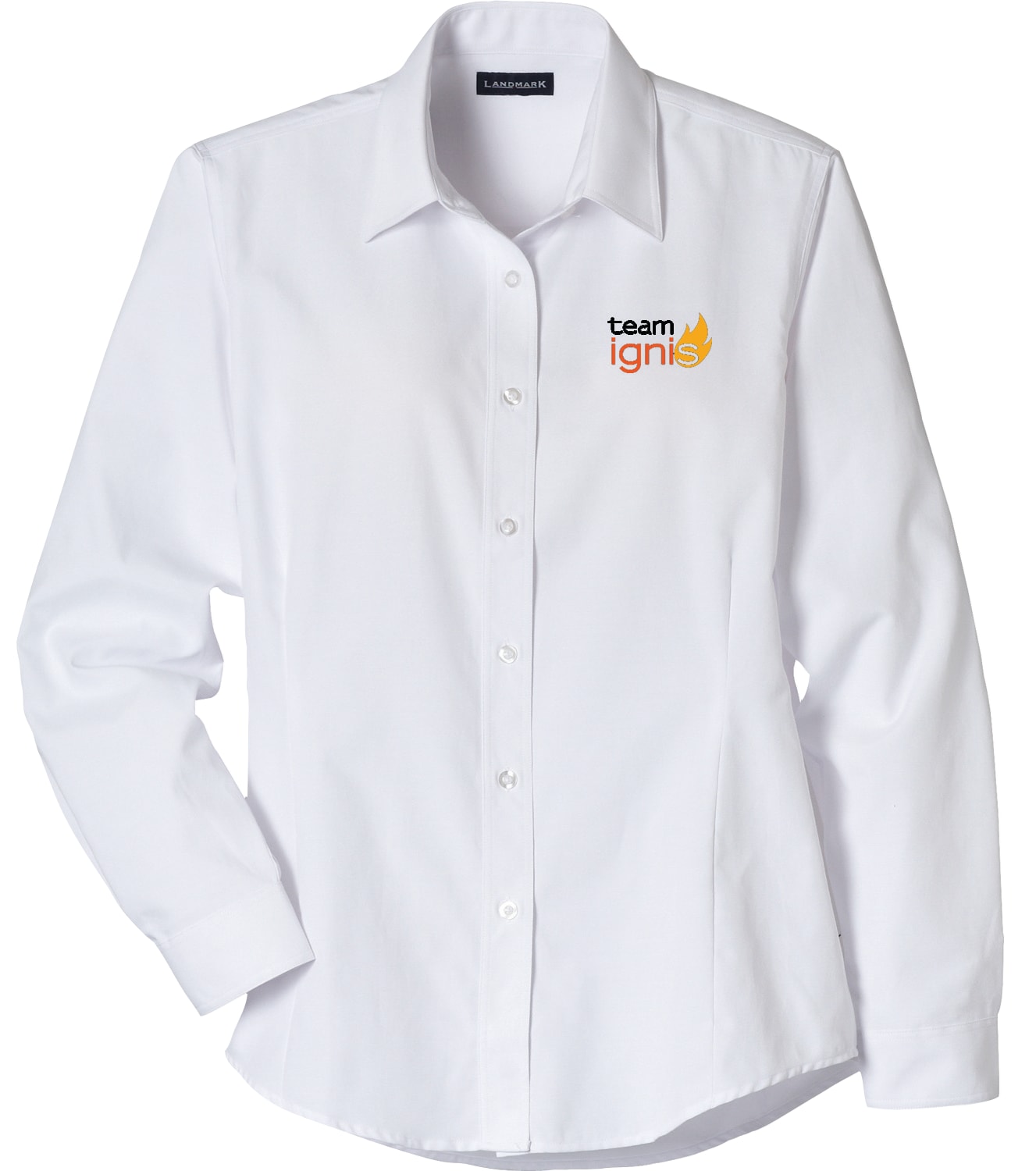 Women's TULARE Oxford Long Sleeve Button Up Shirt 1