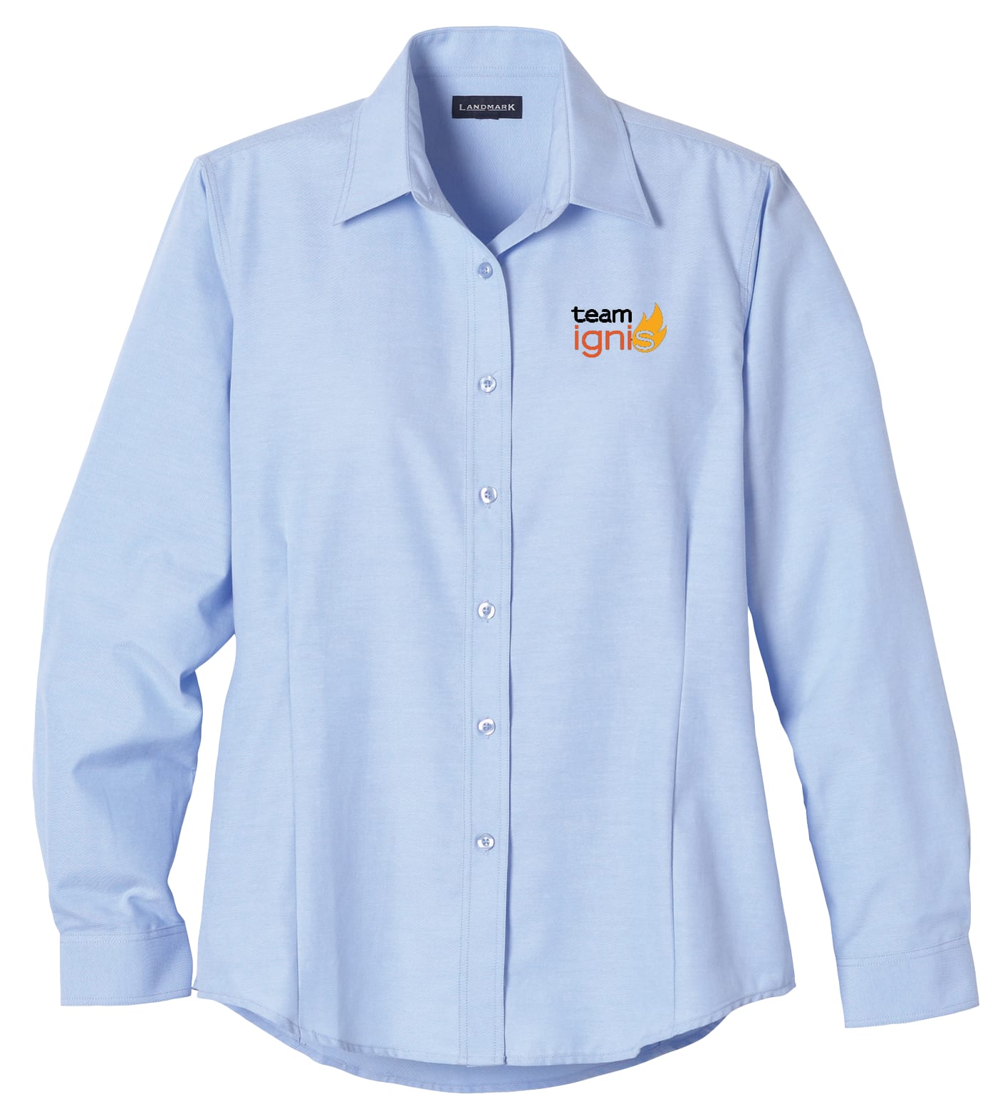 Women's TULARE Oxford Long Sleeve Button Up Shirt 1