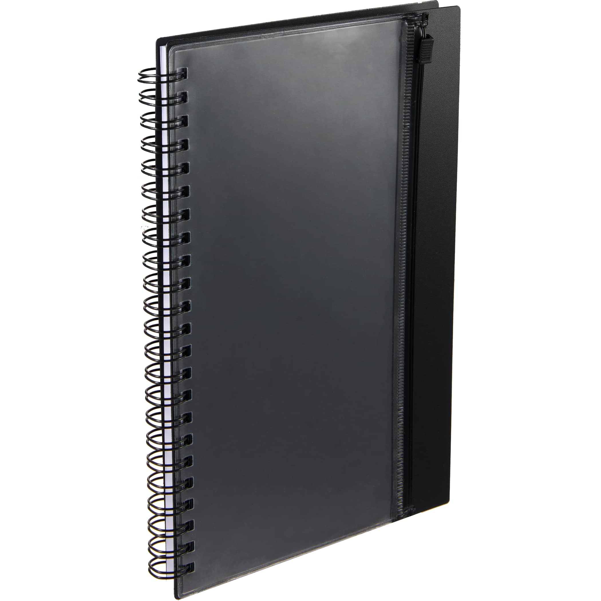 5.5'' x 8.5'' Spiral Notebook with Clear Pocket 1