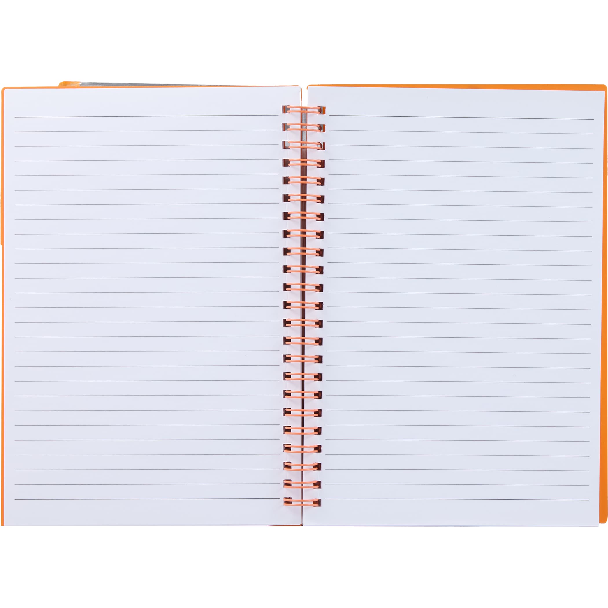 5.5'' x 8.5'' Spiral Notebook with Clear Pocket 1