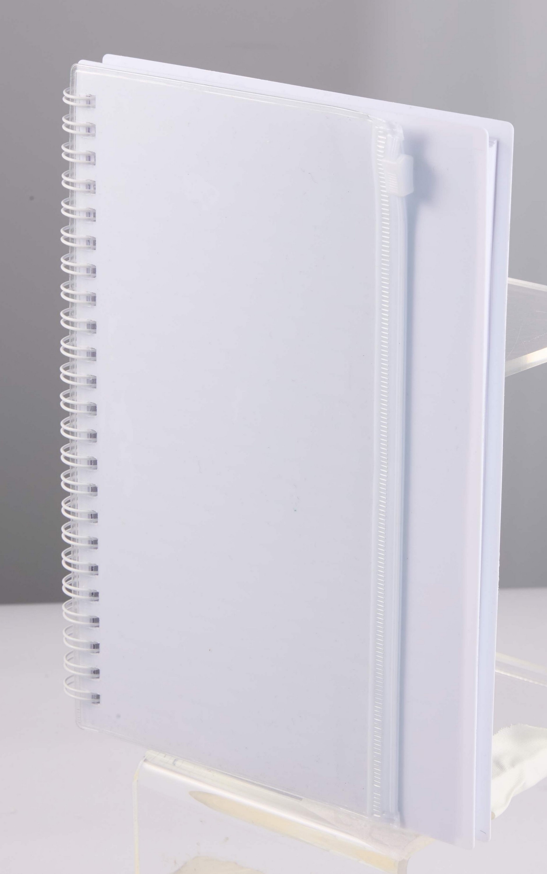 5.5'' x 8.5'' Spiral Notebook with Clear Pocket 1