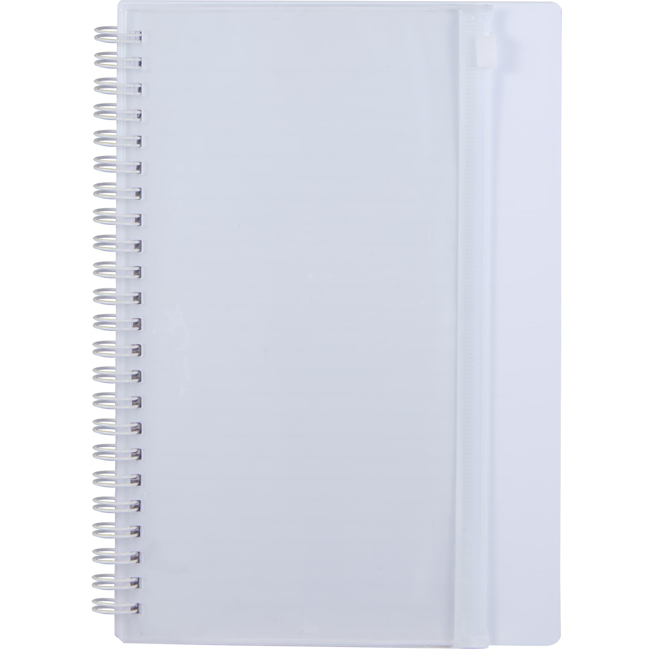 5.5'' x 8.5'' Spiral Notebook with Clear Pocket 1