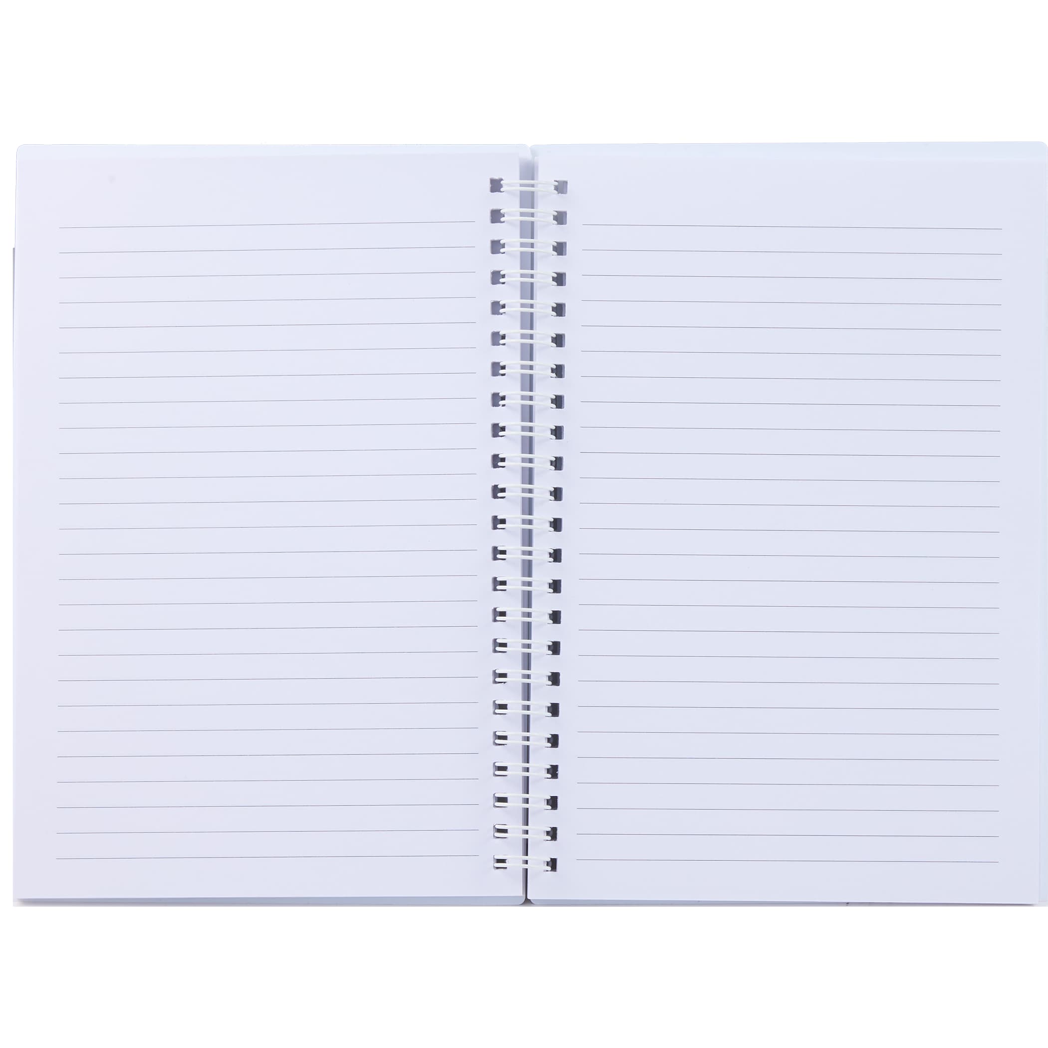5.5'' x 8.5'' Spiral Notebook with Clear Pocket 1