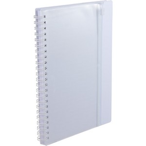5.5'' x 8.5'' Spiral Notebook with Clear Pocket 1