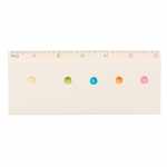 Recycled Milk Carton Sticky Notes & Ruler Pad - SM-9031WHFront Recycled Milk Carton Sticky Notes & Ruler Pad - SM-9031WHFront