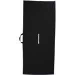 17'' x 40'' Recycled Slip-Over Player Towel - 1401-42BKFront 17'' x 40'' Recycled Slip-Over Player Towel - 1401-42BKFront