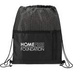 Grid Drawstring - SM-5929BKFront Grid Drawstring - SM-5929BKFront