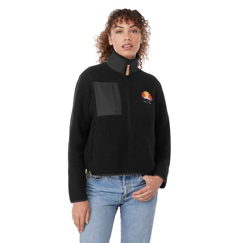 Women%27s tentree EcoLoft Zip Sherpa Fleece Full Zip Jacket 1 Women%27s tentree EcoLoft Zip Sherpa Fleece Full Zip Jacket 1