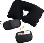 rPET Personal Comfort Travel Kit - SM-9465BKFront rPET Personal Comfort Travel Kit - SM-9465BKFront