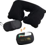 rPET Personal Comfort Travel Kit - SM-9465BKFront rPET Personal Comfort Travel Kit - SM-9465BKFront