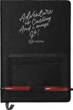 6'' x 8'' FSC® Mix Moda Notebook - SM-3500BKFront 6'' x 8'' FSC® Mix Moda Notebook - SM-3500BKFront