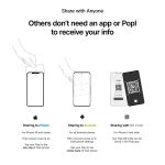 Popl Digital Business Card - 7194-07WHFront Popl Digital Business Card - 7194-07WHFront